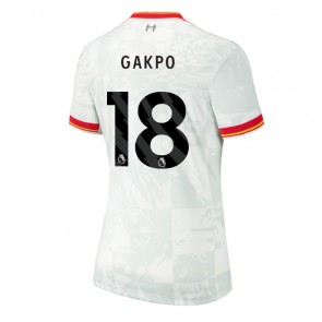 Liverpool Cody Gakpo #18 Dámské Alternativní Dres 2024-25 Krátký Rukáv